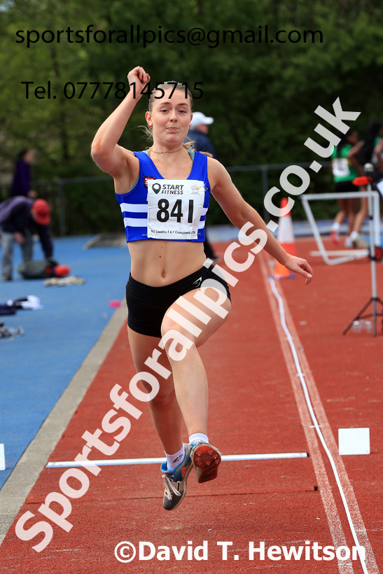Triple Jumb, 2026 North Eastern Track and Field Champs, Shildon, County Durham. Photo: David T. Hewitson/Sports for All Pics